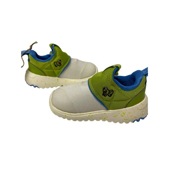 Adidas X Disney Muppets Sneakers Kermit Frog Easy Slip On Shoes Toddler 6 NEW - Picture 6 of 9